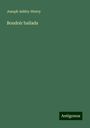 Joseph Ashby-Sterry: Boudoir ballads, Buch