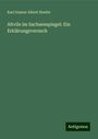 Karl Gustav Albert Hoefer: Altvile im Sachsenspiegel: Ein Erklärungsversuch, Buch