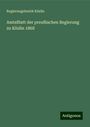 Regierungsbezirk Köslin: AmtsBlatt der preußischen Regierung zu Köslin 1868, Buch