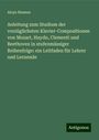 Aloys Hennes: Anleitung zum Studium der vorzüglichsten Klavier-Compositionen von Mozart, Haydn, Clementi und Beethoven in stufenmässiger Reihenfolge: ein Leitfaden für Lehrer und Lernende, Buch