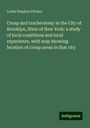 Lewis Stephen Pilcher: Croup and tracheotomy in the City of Brooklyn, State of New York: a study of local conditions and local experience, with map showing location of croup areas in that city, Buch