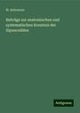 W. Keferstein: Beiträge zur anatomischen und systematischen Kenntnis der Sipunculiden, Buch