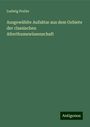 Ludwig Preller: Ausgewählte Aufsätze aus dem Gebiete der classischen Alterthumswissenschaft, Buch