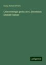 Georg Heinrich Pertz: Cnutonis regis gesta: sive, Encomium Emmae reginae, Buch