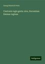 Georg Heinrich Pertz: Cnutonis regis gesta: sive, Encomium Emmae reginae, Buch