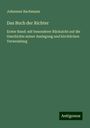 Johannes Bachmann: Das Buch der Richter, Buch