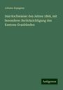 Johann Arpagaus: Das Hochwasser des Jahres 1868, mit besonderer Berücksichtigung des Kantons Graubünden, Buch