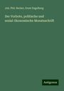 Joh. Phil. Becker: Der Vorbote, politische und sozial-ökonomische Monatsschrift, Buch