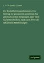 J. Fr. Th. Zandt: Der Rastatter Gesandtenmord. Ein Beitrag zur genaueren Kenntniss des geschichtlichen Herganges, zum Theil nach mündlichen, bald nach der That erhaltenen Mittheilungen, Buch