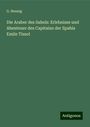 G. Hennig: Die Araber des Sahels: Erlebnisse und Abenteuer des Capitains der Spahis Emile Tissol, Buch