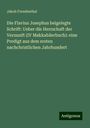 Jakob Freudenthal: Die Flavius Josephus beigelegte Schrift: Ueber die Herrschaft der Vernunft (IV Makkabäerbuch): eine Predigt aus dem ersten nachchristlichen Jahrhundert, Buch