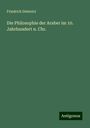 Friedrich Dieterici: Die Philosophie der Araber im 10. Jahrhundert n. Chr., Buch