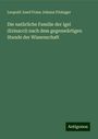 Leopold Josef Franz Johann Fitzinger: Die natürliche Familie der Igel (Erinacci) nach dem gegenwärtigen Stande der Wissenschaft, Buch