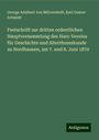 George Adalbert von Mülverstedt: Festschrift zur dritten ordentlichen Hauptversammlung des Harz-Vereins für Geschichte und Alterthumskunde zu Nordhausen, am 7. und 8. Juni 1870, Buch