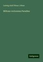 Ludwig Adolf Wiese L Wiese: Miltons verlorenes Paradies, Buch