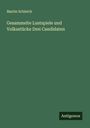 Martin Schleich: Gesammelte Lustspiele und Volksstücke Drei Candidaten, Buch