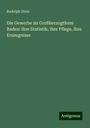 Rudolph Dietz: Die Gewerbe im Großherzogthum Baden: ihre Statistik, ihre Pflege, ihre Erzeugnisse, Buch