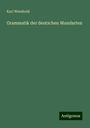 Karl Weinhold: Grammatik der deutschen Mundarten, Buch
