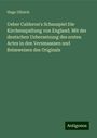 Hugo Ulbrich: Ulbrich, H: Ueber Calderon's Schauspiel Die Kirchenspaltung, Buch