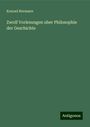 Konrad Hermann: Zwolf Vorlesungen uber Philosophie der Geschichte, Buch