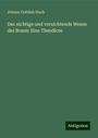 Johann Gottlieb Huch: Das nichtige und vernichtende Wesen des Bosen: Eine Theodicee, Buch
