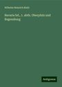 Wilhelm Heinrich Riehl: Bavaria bd., 1. abth. Oberpfalz und Regensburg, Buch