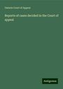 Ontario Court Of Appeal: Reports of cases decided in the Court of appeal, Buch