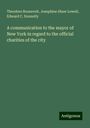 Theodore Roosevelt: A communication to the mayor of New York in regard to the official charities of the city, Buch