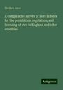 Sheldon Amos: A comparative survey of laws in force for the prohibition, regulation, and licensing of vice in England and other countries, Buch