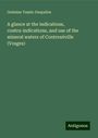 Onésime Tamin-Despalles: A glance at the indications, contra-indications, and use of the mineral waters of Contrexéville (Vosges), Buch