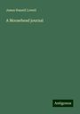 James Russell Lowell: A Moosehead journal, Buch