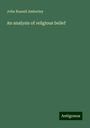 John Russell Amberley: An analysis of religious belief, Buch