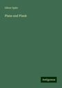 Oliver Optic: Plane and Plank, Buch