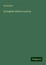 Anonymous: An English-Hebrew Lexicon, Buch