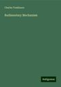 Charles Tomlinson: Rudimentary Mechanism, Buch