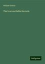 William Denton: The Irreconcilable Records, Buch