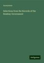 Anonymous: Selections from the Records of the Bombay Government, Buch