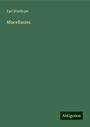 Earl Stanhope: Miscellanies, Buch