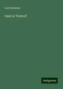 Lord Dunsany: Dunsany, L: Gaul or Teuton?, Buch