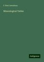 F. Noel Jewesbury: Mineralogical Tables, Buch