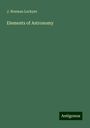 J. Norman Lockyer: Elements of Astronomy, Buch