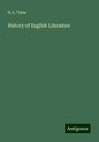 H. A. Taine: History of English Literature, Buch