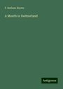F. Barham Zincke: A Month in Switzerland, Buch