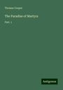 Thomas Cooper: The Paradise of Martyrs, Buch