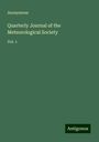 Anonymous: Quarterly Journal of the Meteorological Society, Buch