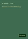 W. Thomson: Elements of Natural Philosophy, Buch