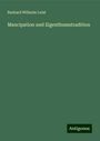 Burkard Wilhelm Leist: Mancipation und Eigenthumstradition, Buch