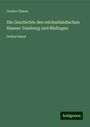 Gustav Simon: Die Geschichte des reichsständischen Hauses Ysenburg und Büdingen, Buch