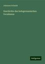 Johannes Schmidt: Geschichte des Indogermanischen Vocalismus, Buch