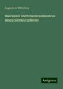 August Von Witzleben: Heerwesen und Infanteriedienst des Deutschen Reichsheeres, Buch